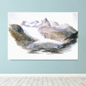  Rhône Glacier  Canvas Afdruk (Insitu (Houten vloer))