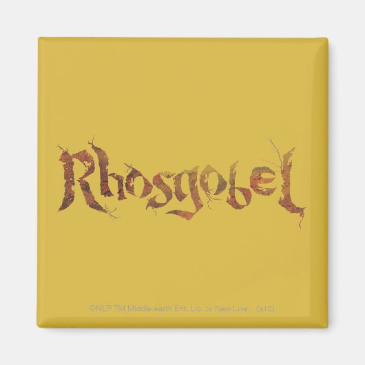 Rhosgobel Naam Magneet (Voorkant)