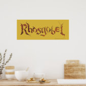 Rhosgobel Naam Poster (Keuken)