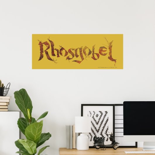 Rhosgobel Naam Poster (Thuiskantoor)