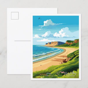 Rhossili Bay Swansea Travel  illustratie Briefkaart