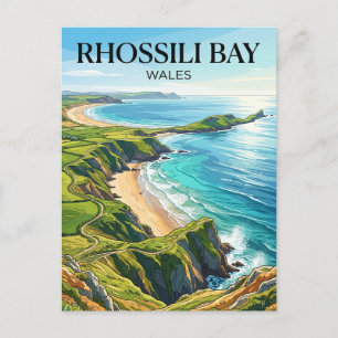 Rhossili Bay Wales Briefkaart