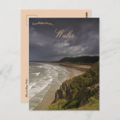 Rhossili Bay Wales Briefkaart (Voorkant / Achterkant)