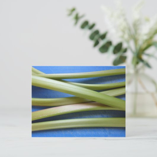 Rhubarb Briefkaart (Staand voorkant)