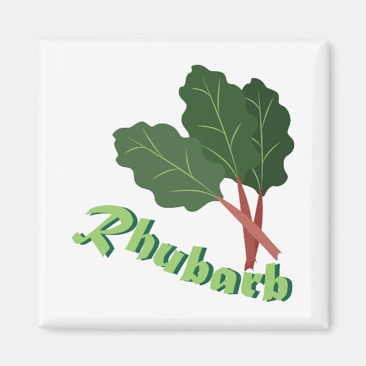 Rhubarb Magneet (Voorkant)