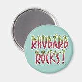 Rhubarb Rocks Magneet (Voorkant / Achterkant)