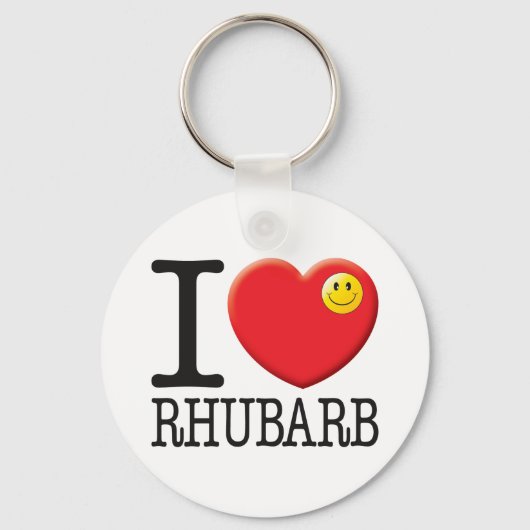 Rhubarb Sleutelhanger (Voorkant)