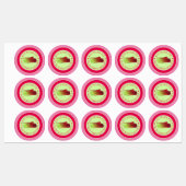 Rhubarb Stalks Homemade Pie uit de keuken van Labels (Vel)