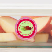 Rhubarb Stalks Homemade Pie uit de keuken van Labels (Aangebracht)