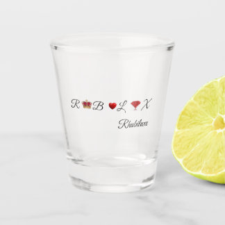 Rhubiluxe Shot Glas