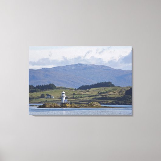 Rhue Lighthouse Canvas Afdruk (Voorkant)