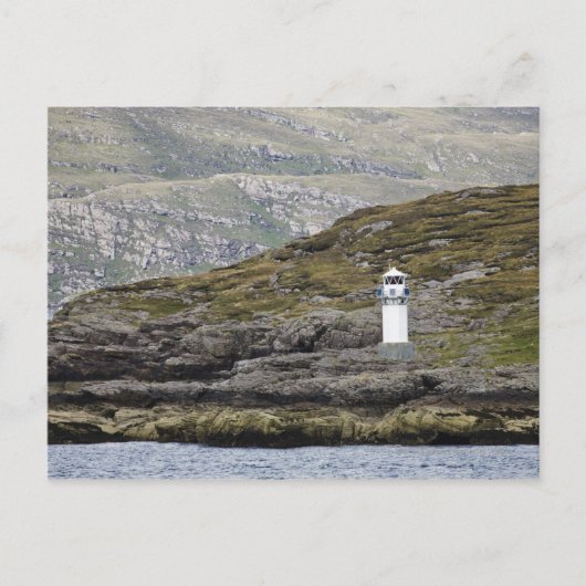 Rhue Lighthouse langs de kust Briefkaart (Voorkant)
