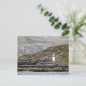Rhue Lighthouse langs de kust Briefkaart (Staand voorkant)