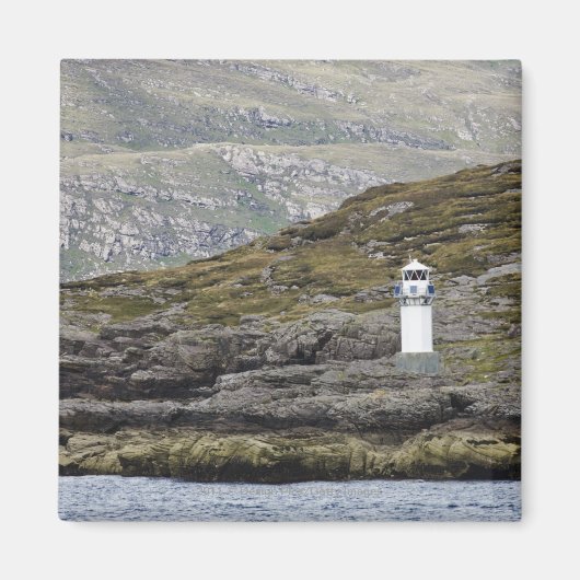 Rhue Lighthouse langs de kust Magneet (Voorkant)