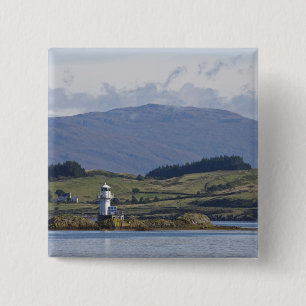 Rhue Lighthouse Vierkante Button 5,1 Cm