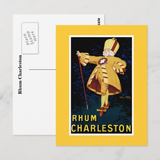 Rhum Charleston Briefkaart (Voorkant / Achterkant)