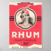 Rhum Martinique  Hoesje AD Poster (Voorkant)
