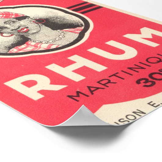 Rhum Martinique  Hoesje AD Poster (Hoek)
