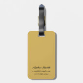 Rhum Saint Esprit - Andre Teissedre Promo Bagagelabel (Achterkant verticaal)