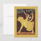 Rhum Saint Esprit - Andre Teissedre Promo Briefkaart (Voorkant / Achterkant)