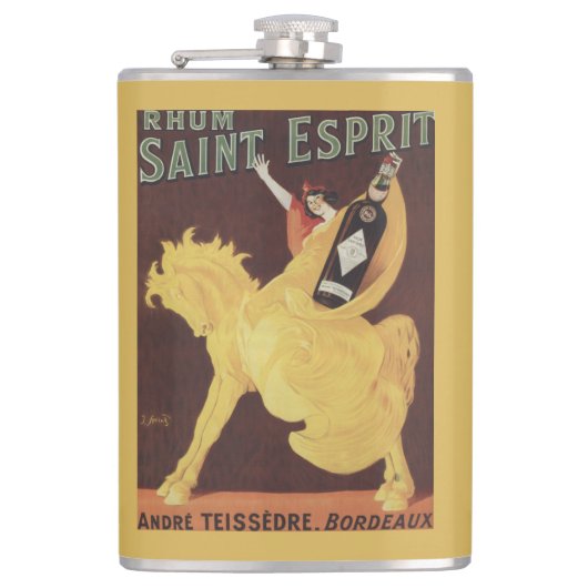 Rhum Saint Esprit - Andre Teissedre Promo Heupfles (Voorkant)