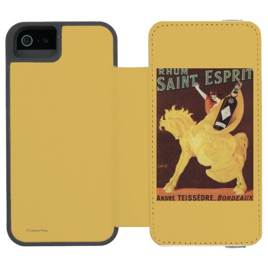 Rhum Saint Esprit - Andre Teissedre Promo Incipio iPhone Portemonnee Hoesje (Agenda Open)