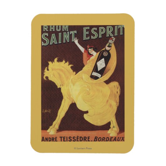Rhum Saint Esprit - Andre Teissedre Promo Magneet (Verticaal)