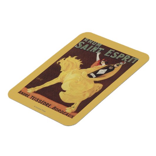 Rhum Saint Esprit - Andre Teissedre Promo Magneet (Linkerzijde)