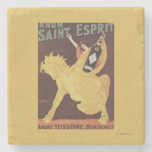Rhum Saint Esprit - Andre Teissedre Promo Stenen Onderzetter