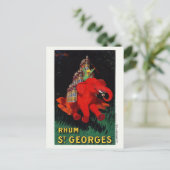 Rhum St. Georges Poster 1926 Briefkaart (Staand voorkant)