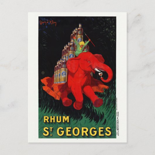 Rhum St. Georges Poster 1926 Briefkaart (Voorkant)