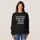 Rhylee Gepersonaliseerde Schattigee Bloem Meisjes Trui (Voorkant volledig)