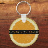 Rhymes met Oranje Sleutelhanger (Voorkant)