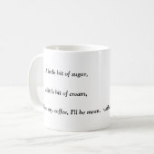 Rhyming Poetry Coffee Cup/Mok Koffiemok (Voorkant links)