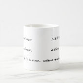 Rhyming Poetry Coffee Cup/Mok Koffiemok (Center)