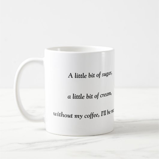 Rhyming Poetry Coffee Cup/Mok Koffiemok (Links)