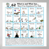 Rhyming What is & What has 62 Poster (Voorkant)