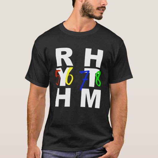 Rhythm and Dance Music Teacher Choir Dirigent Cla T-shirt (Voorkant)