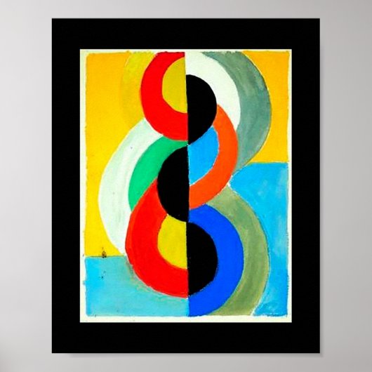 Rhythm Color van Robert Delaunay Poster (Voorkant)