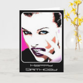 'Rhythm & Discord' schilderij op een Kaart (Gele Bloem)