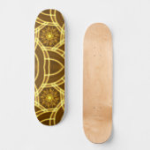 Rhythm in Gold Persoonlijk Skateboard (Voorkant)