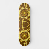Rhythm in Gold Persoonlijk Skateboard (Voorkant)