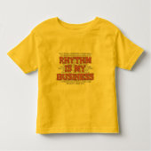 Rhythm is mijn bedrijf kinder shirts (Voorkant)