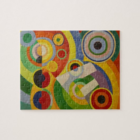 Rhythm Joie de vivre van Robert Delaunay 1930 Legpuzzel (Horizontaal)