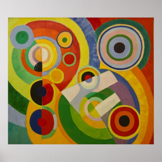 Rhythm Joie de vivre van Robert Delaunay 1930 Poster (Voorkant)