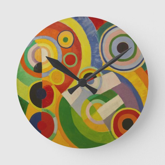 Rhythm Joie de vivre van Robert Delaunay 1930 Ronde Klok (Voorkant)