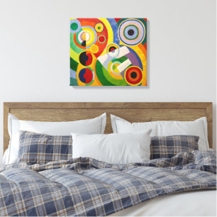 Rhythm, Joy of Life   Robert Delaunay   Canvas Afdruk