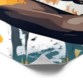 Rhythm of Her Soul beroemd gemaakt door Tribal Que Poster (Hoek)