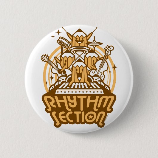 Rhythm-sectie Ronde Button 5,7 Cm (Voorkant)