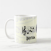 Rhythm, snelheid, drums Mok (Links)